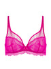 Bügel-BH mit tiefem Ausschnitt - Hibiskusrosa