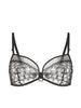 Weicher Triangel-BH mit Softcup - Schwarz