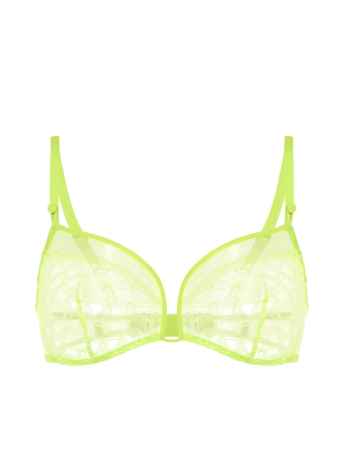 Weicher Triangel-BH mit Softcup - Limette