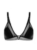 Weicher Triangel-BH mit Softcup - Schwarz