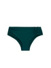 Bikini-Slip mit hohem Bund. - Smaragdgrün