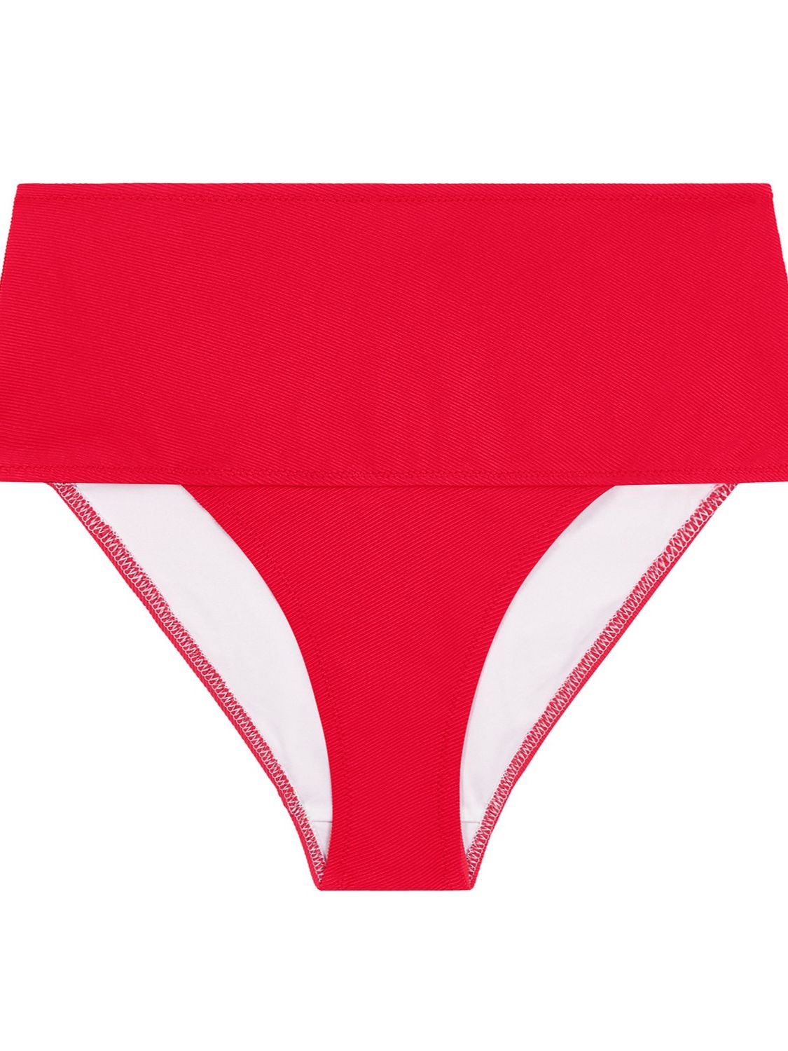 High-Waist-Bikinihose - Cherry