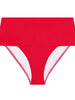 High-Waist-Bikinihose - Cherry