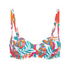 Bandeau-Bikinioberteil mit Schalen, ohne Bügel - Summer-Weiß