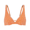 Bikinioberteil mit Schalen - Orangeade