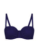 Bandeau-Bikini-Top mit Bügeln. - Mitternacht