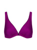 Triangel-Bikini mit bügelosem halt- Bougainvillea