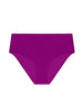 Bikini-Slip mit hohem Bund. - Bougainvillea