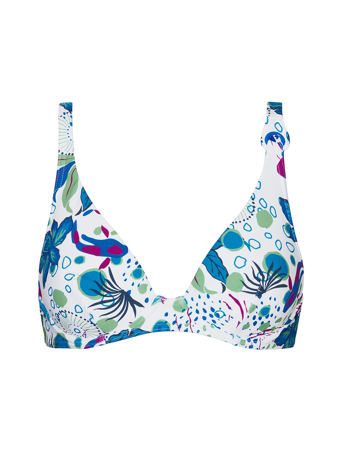 Triangel-Bikini mit bügelosem halt- Weiße Küste