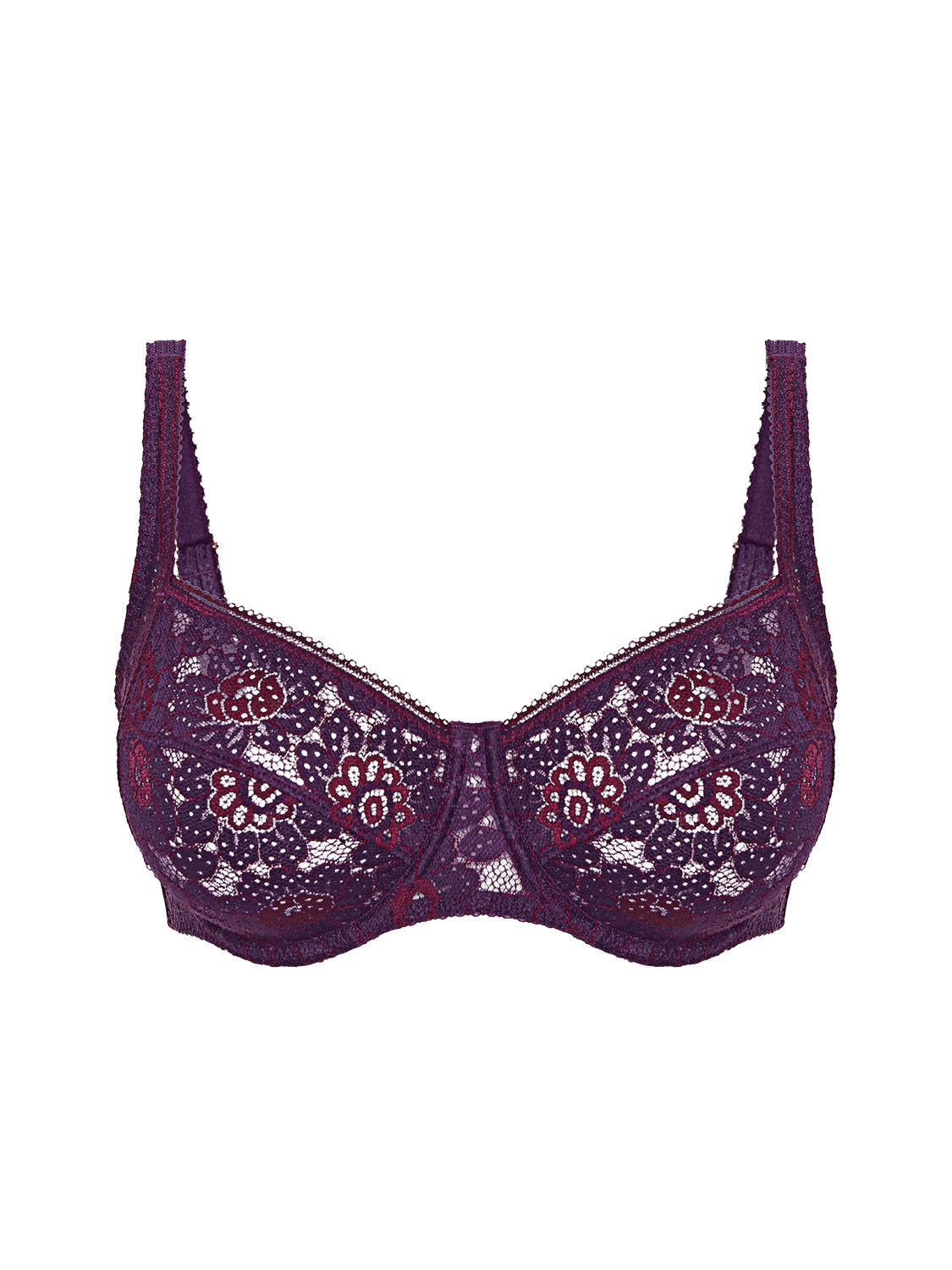 Full-Cup-BH mit eckigem Ausschnitt - Euphorien-Lila