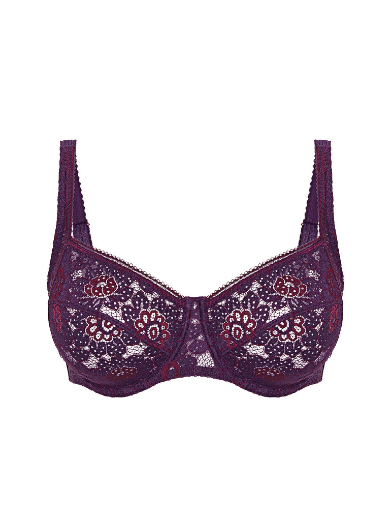 Full-Cup-BH mit eckigem Ausschnitt - Euphorien-Lila