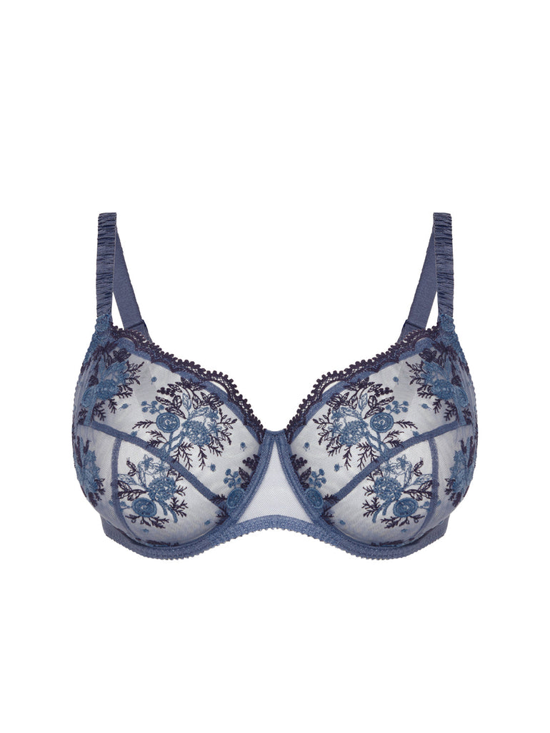 Full-Cup-BH mit Stützfunktion - Aschblau