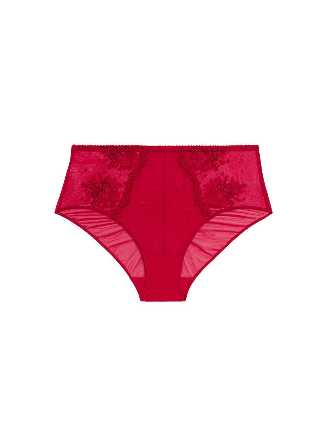 High-Waist-Slip - Opernrot