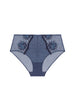High-Waist-Slip. - Aschblau