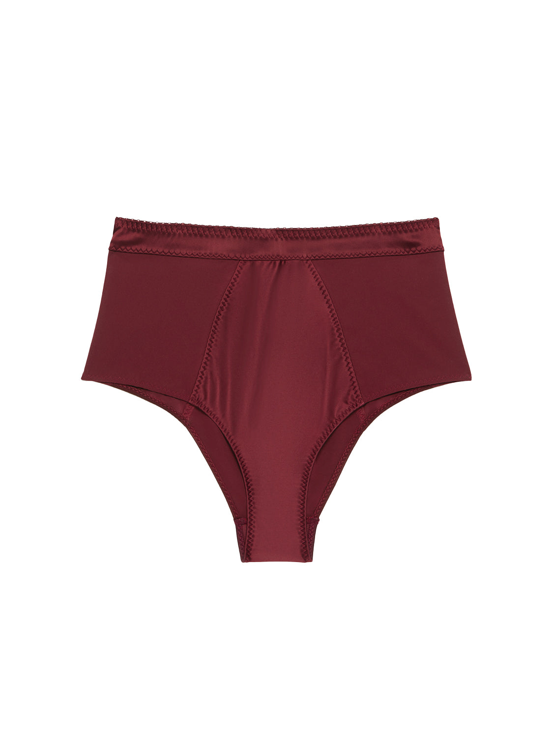 High-Waist-Slip. - Dunkelrot
