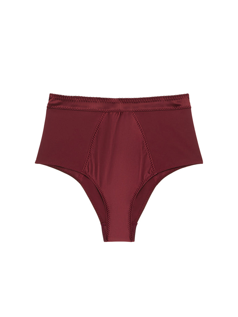High-Waist-Slip. - Dunkelrot