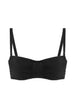 Bandeau-Bikini-Top mit Bügeln. - Schwarz