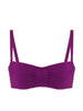 Bandeau-Bikini-Top mit Bügeln. - Brombeere