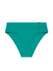Bikini-Slip mit hohem Bund. - Wasserfallgrün