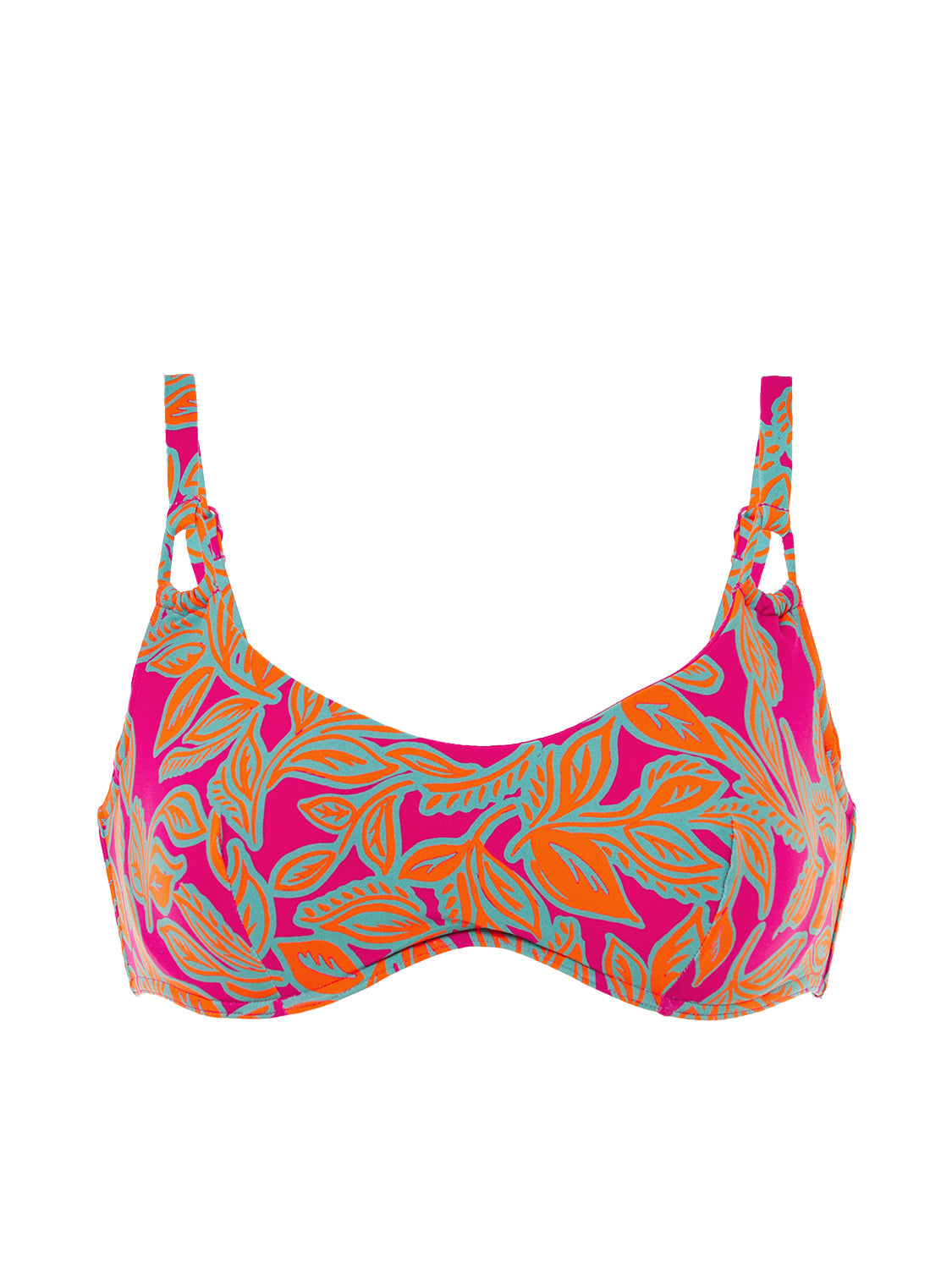 Bralette mit Bügel - Menara Rosa Print