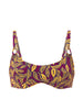 Bralette mit Bügel - Agadir Lila Print