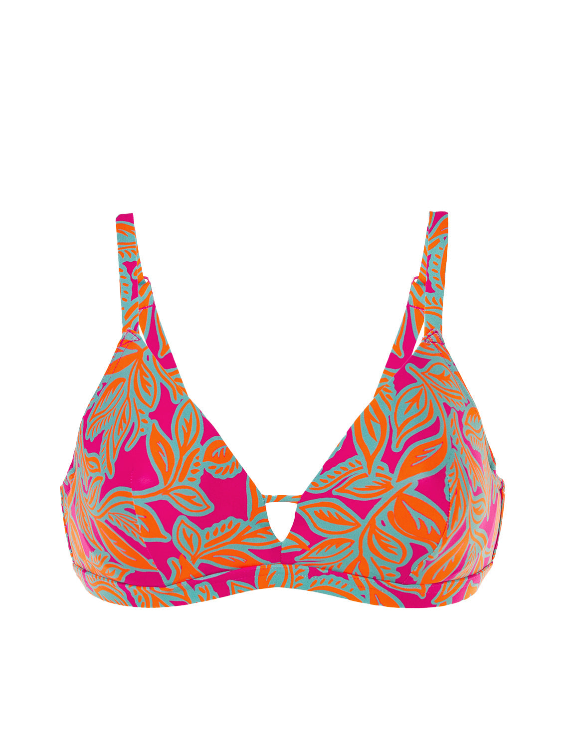 Triangel-Bikini mit Bügel - Menara-Rosa-Print