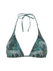 Bügelloser Triangel-Bikini - Dschungel-Nacht-Print