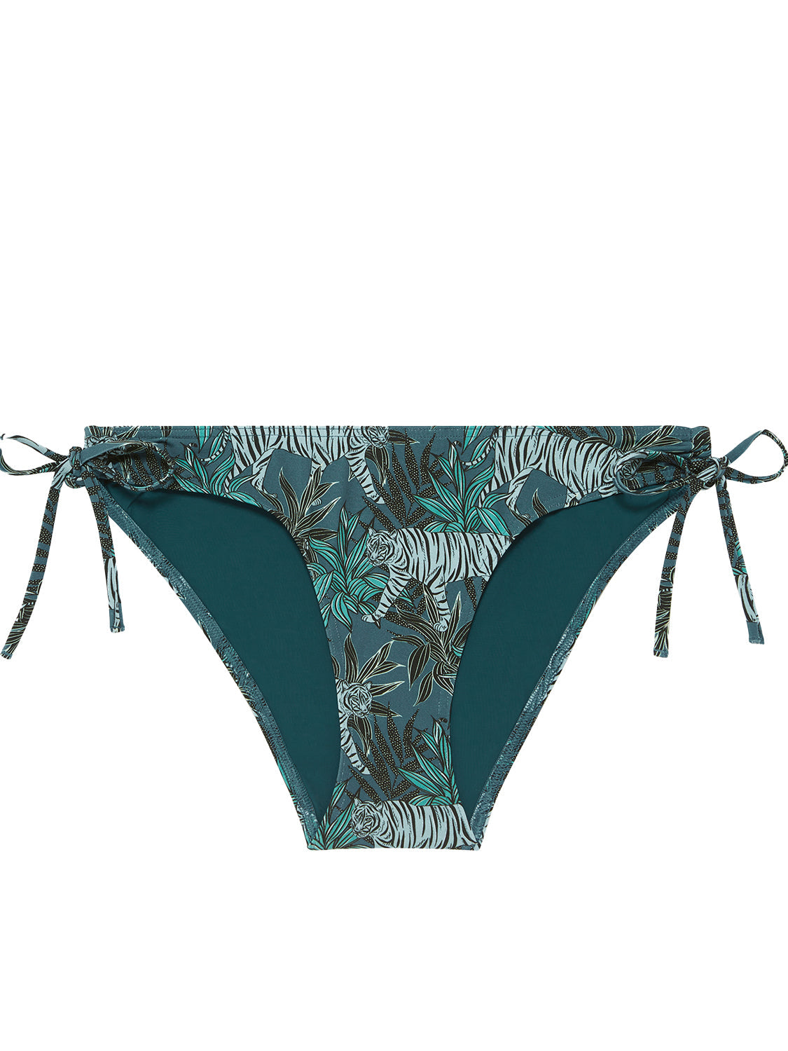 Bikini-Slip. - Dschungel-Nacht-Print