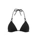 Bügelloser Triangel-Bikini - Schwarz