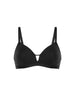 Triangel-Bikini mit Bügel - Schwarz