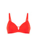 Triangel-Bikini mit Bügel - Granatapfel