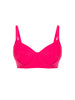 Bikini-Oberteil mit Bügeln. - Lippenstift