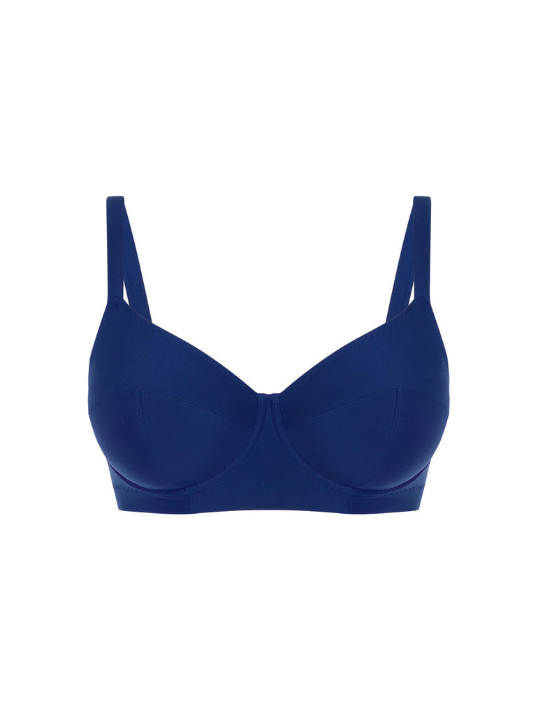 Bikini-Oberteil mit Bügeln. - Mitternacht