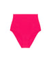 Bikini-Slip mit hohem Bund. - Lipstick