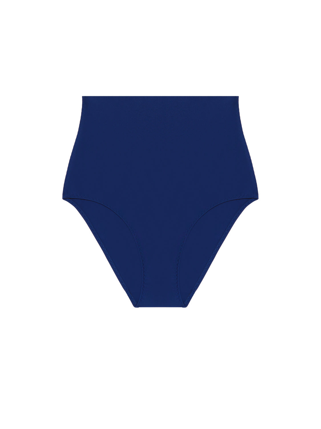 Bikini-Slip mit hohem Bund. - Mitternacht