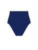 Bikini-Slip mit hohem Bund. - Mitternacht