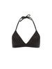 Bügelloser Triangel-Bikini - Schwarz