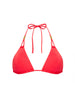 Bügelloser Triangel-Bikini - Flamingo