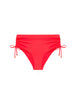 Bikini-Slip mit hohem Bund. - Flamingo