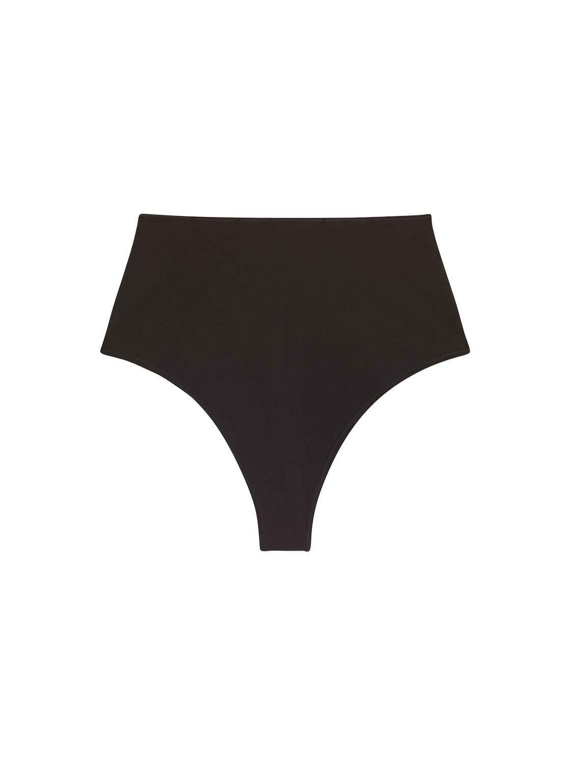 Shaping-Tanga mit hohem Bund - Schwarz