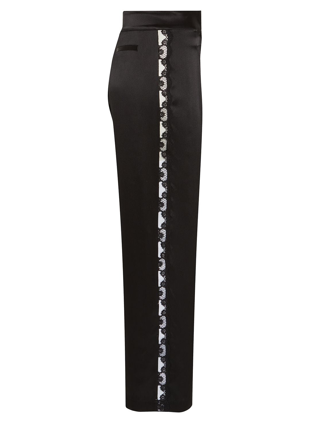 Hose mit Stickerei - Schwarz