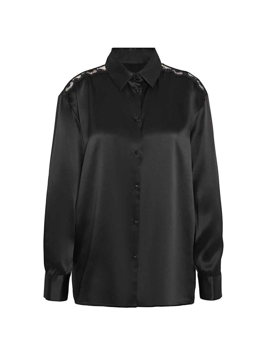 Hemdbluse - Schwarz