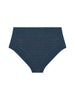 High-Waist-Slip. - Petrolblau
