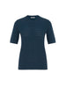 Kurzarm-T-Shirt - Petrolblau