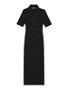 Langes Kleid - Schwarz