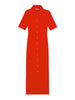 Langes Kleid - Granatapfel