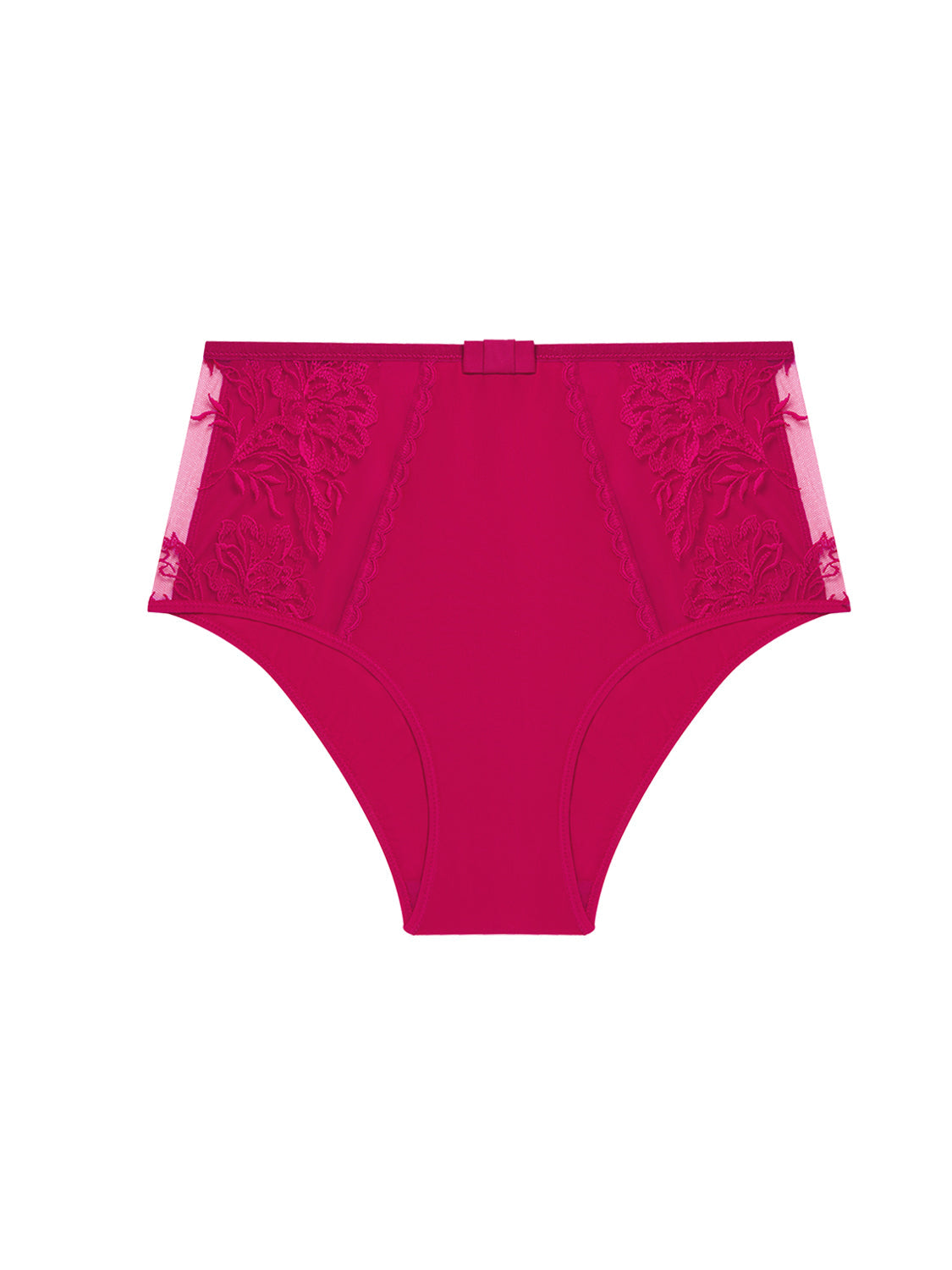 High-Waist-Slip. - Cranberry