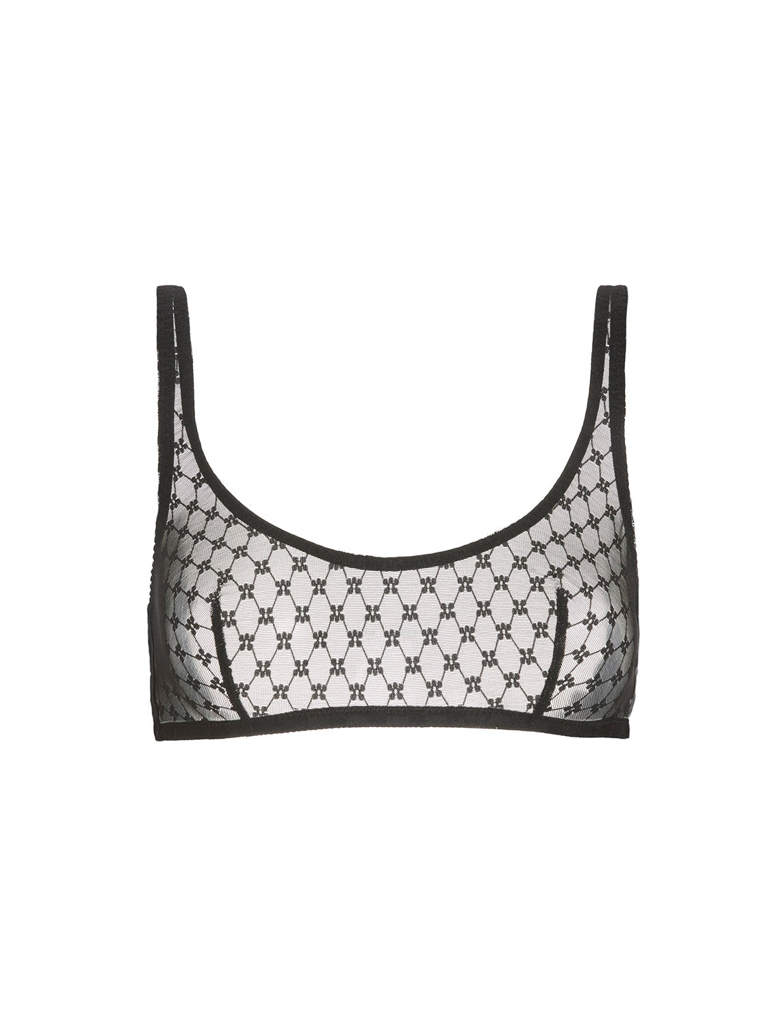 Weicher Triangel-BH mit Softcup - Schwarz