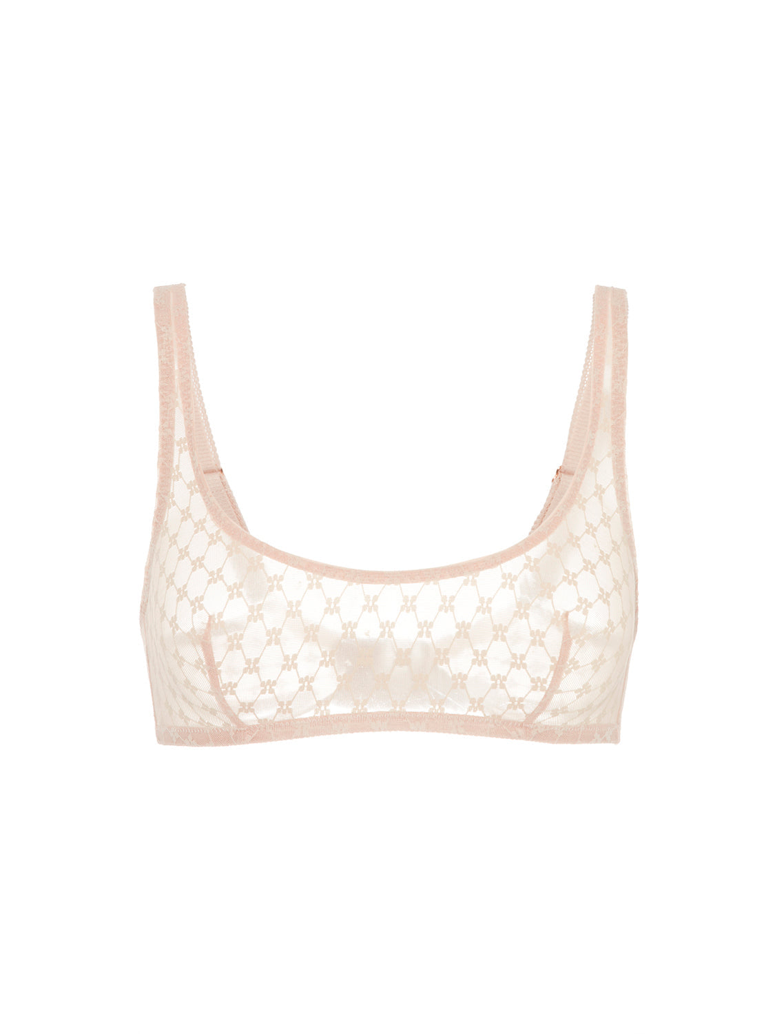 Weicher Triangel-BH mit Softcup - Rosé-Nude
