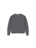Pullover aus Merinowolle und Baumwolle - Meliertgrau